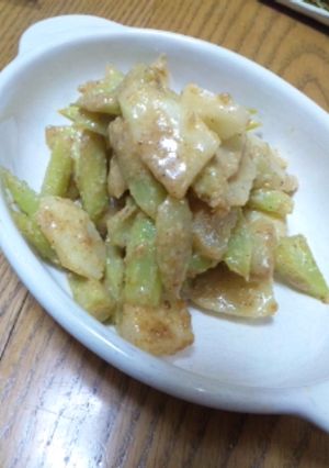 祖母秘伝♪うどの酢味噌和え-レシピのメイン写真