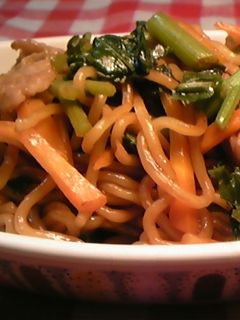 あしたばの焼きそば-レシピのメイン写真