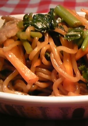 あしたばの焼きそば-レシピのメイン写真