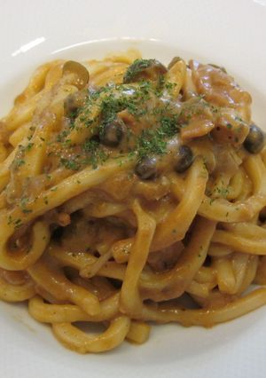 フライパン1つで♪カレークリームうどん-レシピのメイン写真
