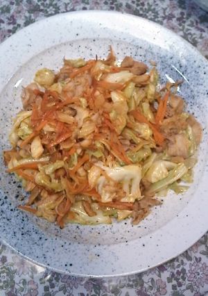 豚キムチ野菜炒め-レシピのメイン写真