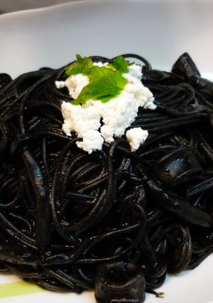 簡単本格！真っ黒イカ墨パスタ-レシピのメイン写真