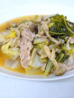 白菜と豚肉の胡麻だれ煮-レシピのメイン写真