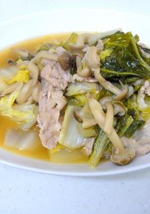 白菜と豚肉の胡麻だれ煮-レシピのメイン写真