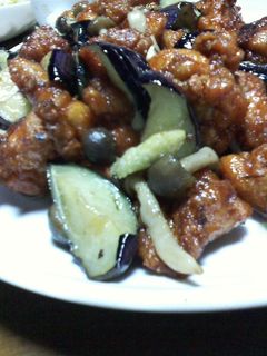 なすと鶏肉の甘酢炒め-レシピのメイン写真