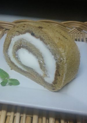 ★コーヒー風味のしっとりロールケーキ★-レシピのメイン写真