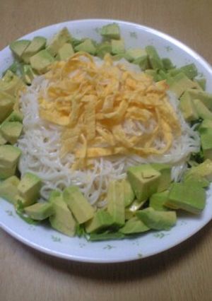そうめんサラダ-レシピのメイン写真