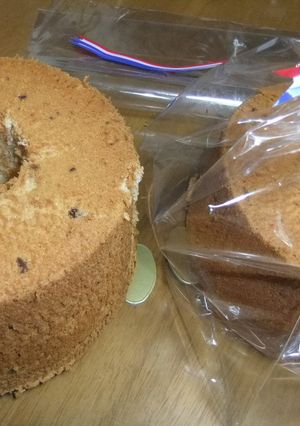 ドライいちごのシフォンケーキ-レシピのメイン写真