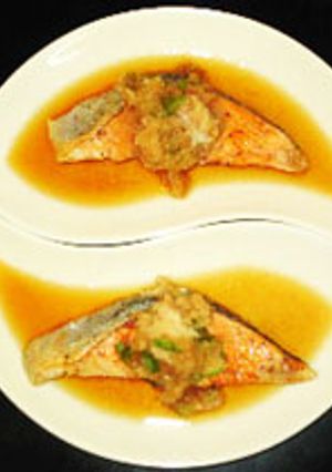 鮭のおろしがけ-レシピのメイン写真