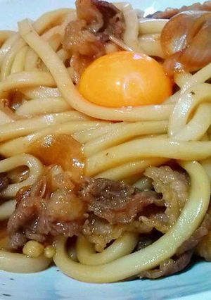 すき焼きうどん-レシピのメイン写真