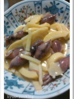 ♥タケノコとホタルイカの酢味噌和え♥-レシピのメイン写真