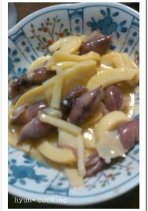 ♥タケノコとホタルイカの酢味噌和え♥-レシピのメイン写真