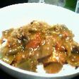 ナスとピーマンのトマトベース夏カレー