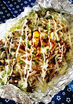博多屋台の味４★野菜のホイル焼きお好風♪-レシピのメイン写真