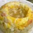 カニ玉風?あんかけチャーハン