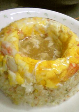 カニ玉風？あんかけチャーハン-レシピのメイン写真