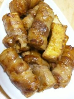 節約メイン☆がっつり厚揚げの豚肉巻き-レシピのメイン写真