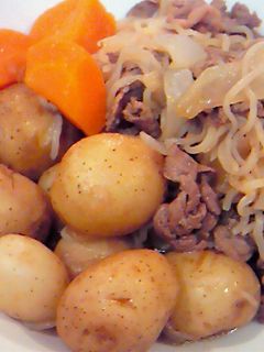 新じゃが&新たまねぎで肉じゃが♪-レシピのメイン写真