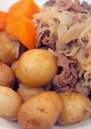 新じゃが＆新たまねぎで肉じゃが♪-レシピのメイン写真