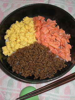 ちいママさんちの三色丼-レシピのメイン写真