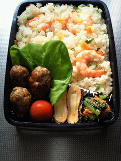 「お弁当…えびピラフ風」-レシピのメイン写真
