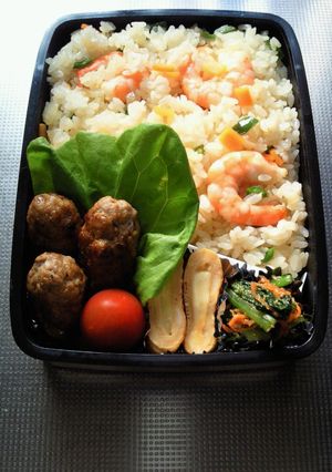 ｢お弁当…えびﾋﾟﾗﾌ風｣-レシピのメイン写真