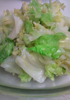 キャベツだけのサラダ～にんにく風味～-レシピのメイン写真