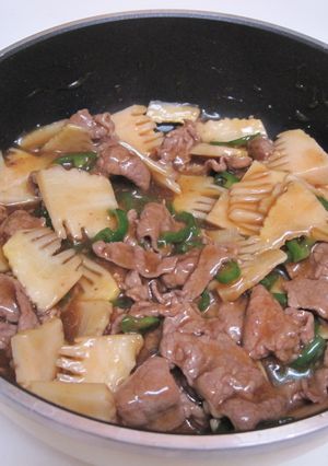 牛こま肉とたけのこの和風いため-レシピのメイン写真