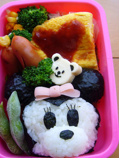 *キャラ弁*ミニーちゃん-レシピのメイン写真