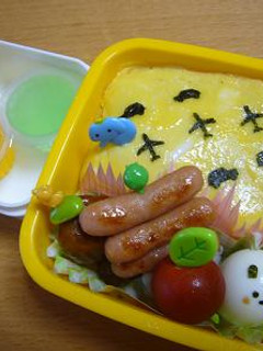 ちょこっとキャラ弁♪うずらでうさぎちゃん-レシピのメイン写真