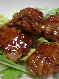 豚肉切落しで生姜焼き♪-レシピのメイン写真