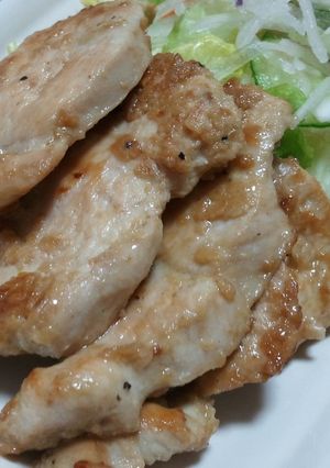すりおろしりんごで☆鶏胸肉がふわふわに☆-レシピのメイン写真