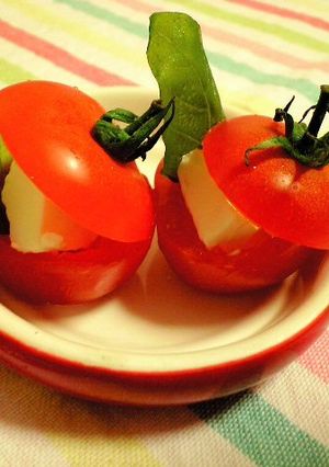 お洒落に!!★☆ミニトマトの一口前菜☆★-レシピのメイン写真