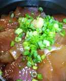 ヘルシーパワフル！きはだまぐろのとろろ丼