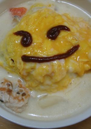残り物シチューで簡単☆オムライスシチュー-レシピのメイン写真