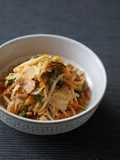 レンジでおかず＊豚肉と韮もやしのピリ辛