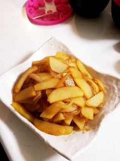 じゃがいもと玉ねぎの甘辛炒め♪-レシピのメイン写真