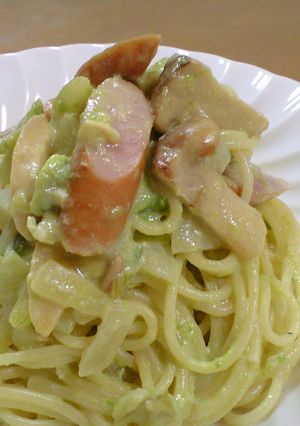 アボカドと豆乳の濃厚クリームパスタ-レシピのメイン写真