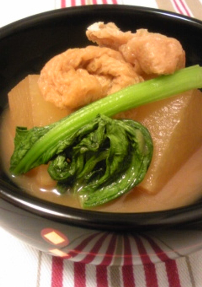 大根とお揚げと小松菜煮♪-レシピのメイン写真