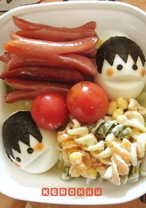 お弁当に?ゆでたまご少年!-レシピのメイン写真