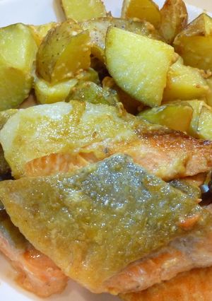 鮭とじゃがいものミソチーズ焼き♪-レシピのメイン写真