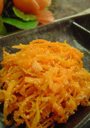 材料３つ！！にんじんのたらこ炒め♪-レシピのメイン写真