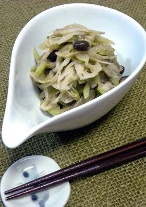 レンジで楽ちん♪蓮根のシャキシャキ和え-レシピのメイン写真