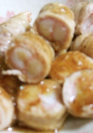 かにかまを肉で巻いちゃいました❤-レシピのメイン写真