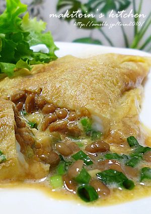 10分で★納豆オムレツ-レシピのメイン写真