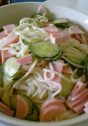 そうめんで簡単スパサラ風-レシピのメイン写真