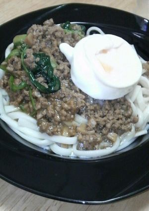 冷凍庫からひき肉のカレーうどん-レシピのメイン写真