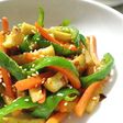 お弁当にも♡竹輪と人参のカレーマヨ炒め♬