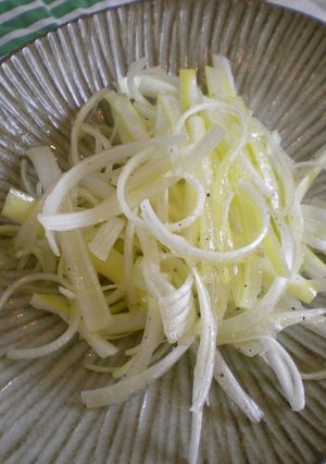長ネギの つけあわせ　おつまみ-レシピのメイン写真