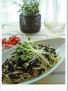 ひじきとツナの和風パスタ-レシピのメイン写真